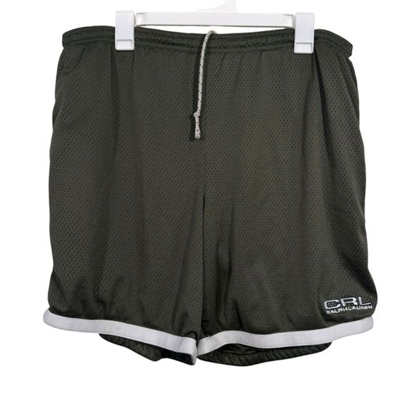 Ralph Lauren x Champs Vintage Olive Green Activewear Shorts - Picture 1 of 4
